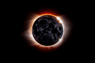 Total eclipse of the Sun - Generative AI