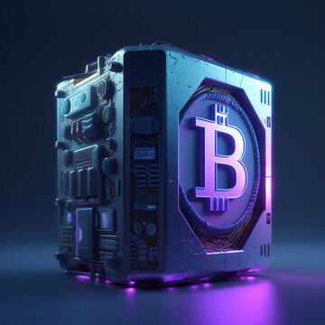 Bitcoin cryptocurrency abstract illustration 