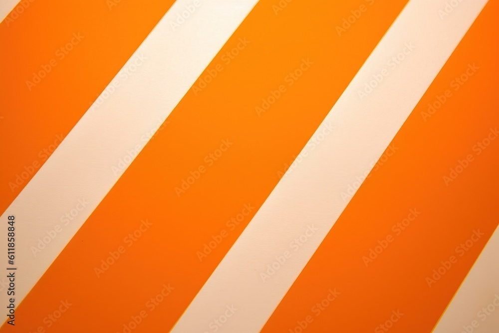 Poster an orange and white striped wall with a clock on it's side and a clock on top of it's side and a clo
