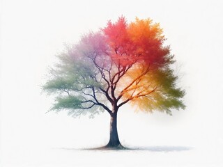 tree with colors