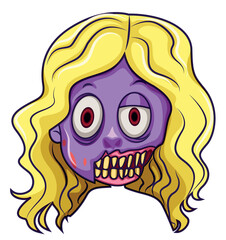 Zombie kids including different heads and horror flesh