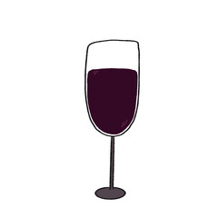 glass of red wine