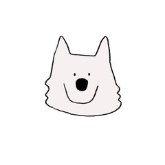 White dog