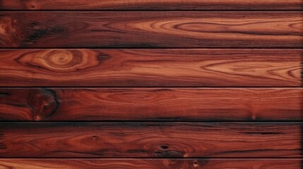 Rosewood plank texture background. Generative AI. 