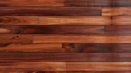 Rosewood plank texture background. Generative AI. 