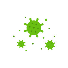 Vector element of Viruses and germs.