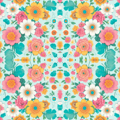 Flower Pattern Background