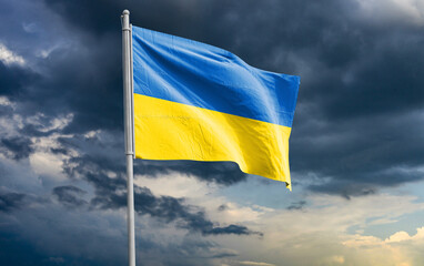 The national flag of Ukraine Ukraine counteroffensive reported in four areas
