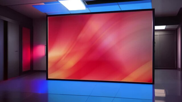 Elevate Productions with Immersive Virtual TV Studio Background Loop