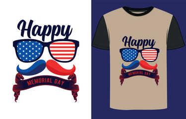 4th of July T-shirt design and U S A