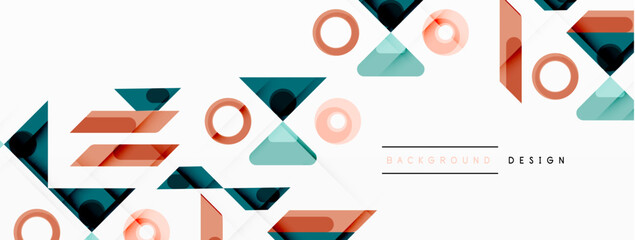 Circle minimal abstract background. Design for wallpaper, banner, background, landing page, wall art, invitation, prints, posters