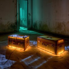 Magic Suitcases. Secrets of the Empty Room Unveiled. generative ai