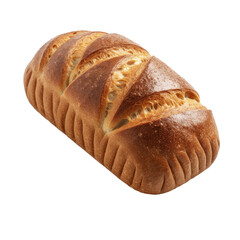 bread on isolated on transparent. Generative AI