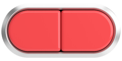 3D button. Scoreboard. 3D illustration.