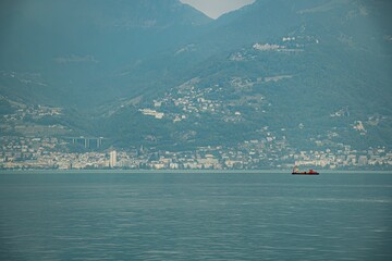 view of the sea from the ship