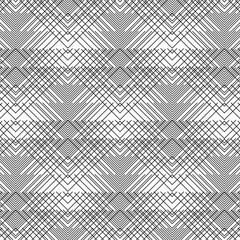 Linear vector pattern, repeating overlaps thin triangle line. Pattern is clean for fabric, wallpaper, printing. Pattern is on swatches panel