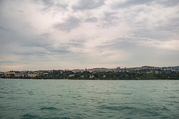 Obraz premium view of the bosphorus strait country