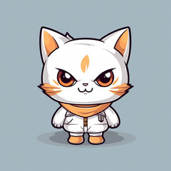 cartoon cute little cat