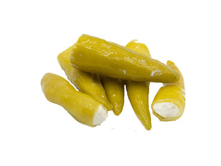 Pepperoni gefüllt mit Frischkäse