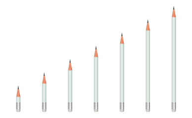 Writing drawing pencil various length set