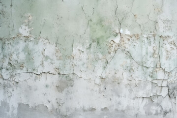 Vintage Grunge: Pale Gray-Green Concrete Wall Texture