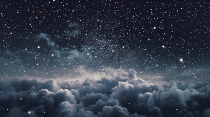 Obraz na płótnie Canvas beautiful sky with clouds Generative AI, AI Generated