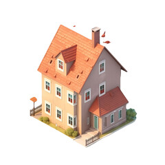 lovely house made by midjourney
