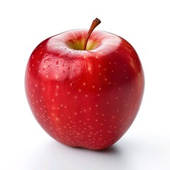 Apfel ohne Hintergrund isoliert mit Wasser Tropfen
