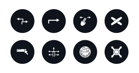 symbol for mobile filled icons set. filled icons such as two, one, hand move, clear, type, five, wait, maximize vector.