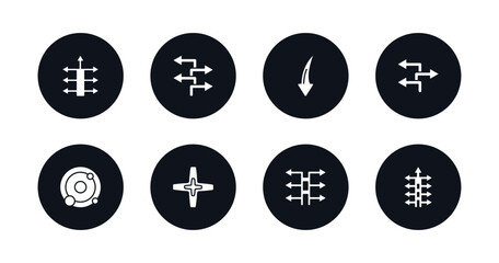 symbol for mobile filled icons set. filled icons such as seven, four, downward, three, orbit, plus, six, nine vector.
