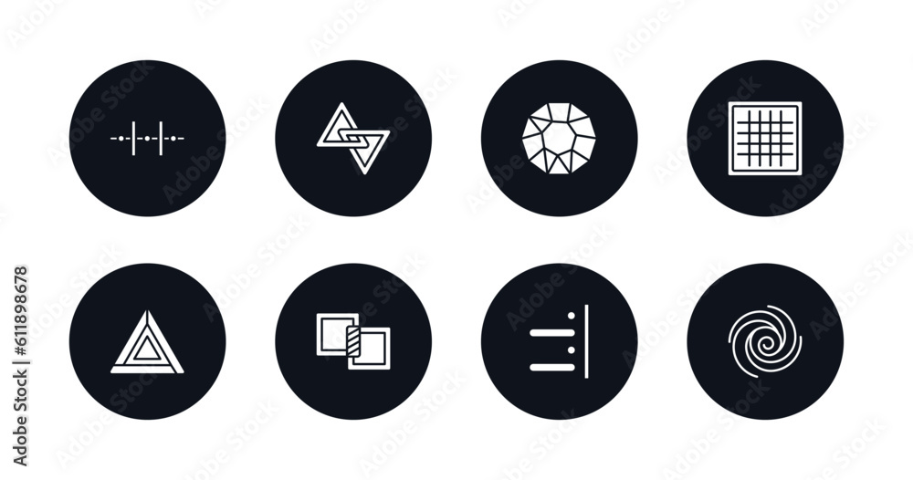 Poster symbol for mobile filled icons set. filled icons such as vertical alignment, joint, polygon, grids, 