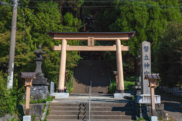 熊本 幣立神社 門前風景