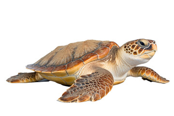 Obraz premium Kemps ridley sea turtle, generative artificial intelligence 