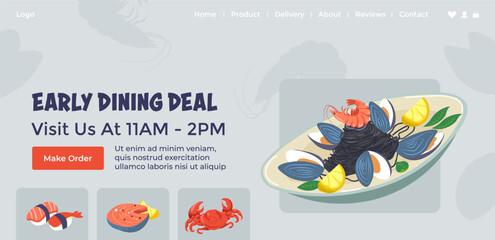 Early dining deal visit us at eleven am, website