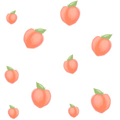 Peach background pattern seamless
