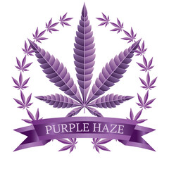 purple haze wreath