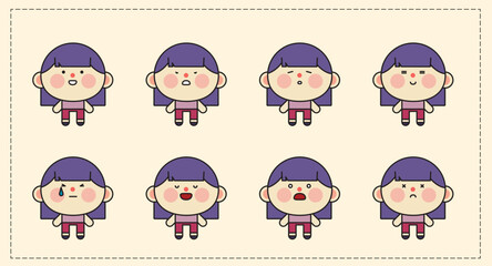 the character cute of human society mini