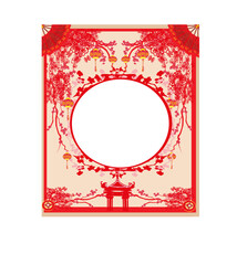 Mid-Autumn Festival for Chinese New Year - card - 611913631