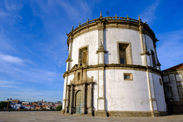 View of church Igreja da Serra do Pilar in Vila Nova de Gaia - Porto, Portugal.