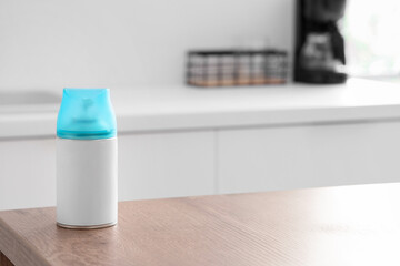Air freshener on table in kitchen