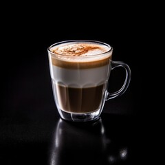 a cup of cappuccino