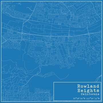 Rowland Heights Street Map 360 F 611919684 