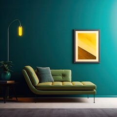 An detailed interior design idea for a modern new living room including texture and color samples high end wallpaper magazine