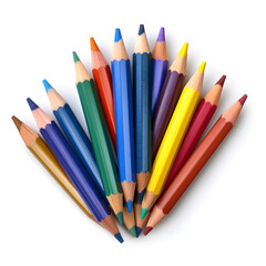 Fototapeta premium color pencils, assorted colored pencils