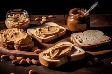 Peanut Butter on Toast - AI Generated