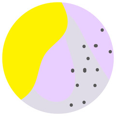 Pastel Purple Pink Abstract Circle Background