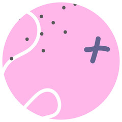 Pastel Purple Pink Abstract Circle Background