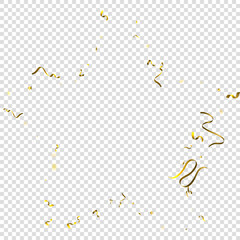 tinsel holiday Gold Foil serpentine ribbon star
