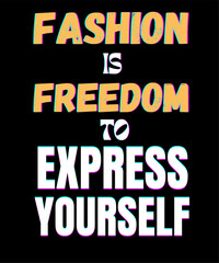 Obraz premium Fashion Clothing Typography T shirt Design