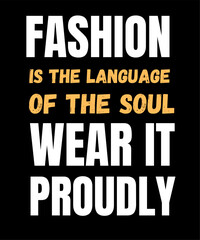 Obraz premium Fashion Clothing Typography T shirt Design